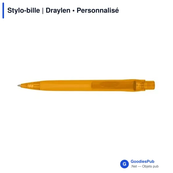 Stylo-bille personnalisable Draylen avec logo - Image 4