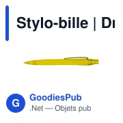 Stylo-bille personnalisable Draylen avec logo - Miniature 7