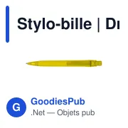 Stylo-bille personnalisable Draylen avec logo - Miniature 8