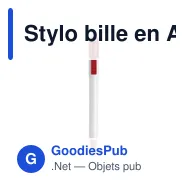 Stylo bille en ABS Baron - Miniature 1