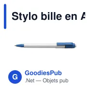 Stylo bille en ABS Baron - Miniature 10