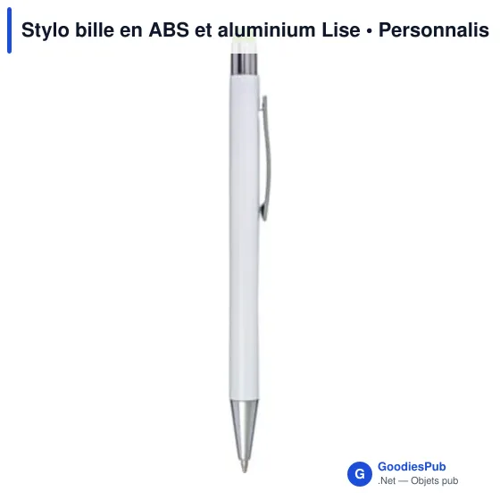 Stylo tactile personnalisable avec logo - Stylo bille en aluminium et ABS - Image 5