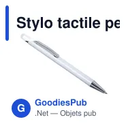 Stylo tactile personnalisable avec logo - Stylo bille en aluminium et ABS - Miniature 6