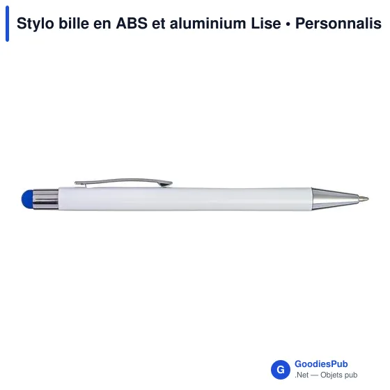 Stylo tactile personnalisable avec logo - Stylo bille en aluminium et ABS - Image 7