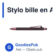 Stylo bille en ABS Hendrix - Miniature 11