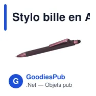 Stylo bille en ABS Hendrix - Miniature 9