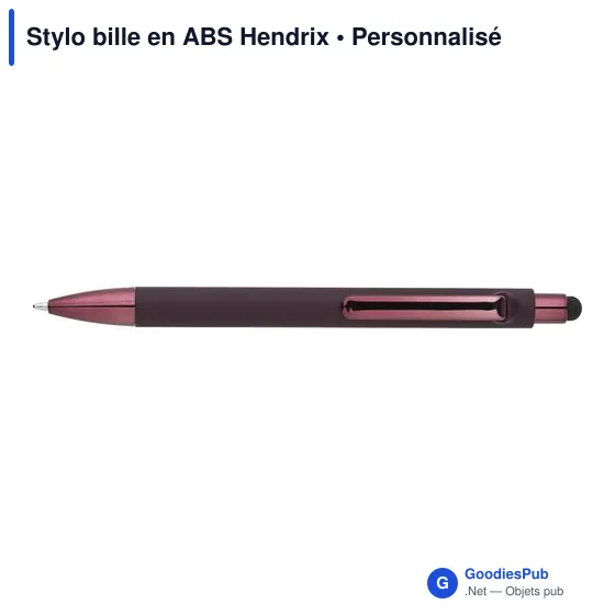 Stylo bille en ABS Hendrix - Image 10