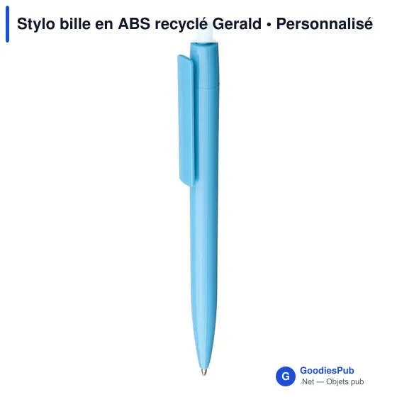 Stylo bille en ABS recyclé Gerald - Image 2