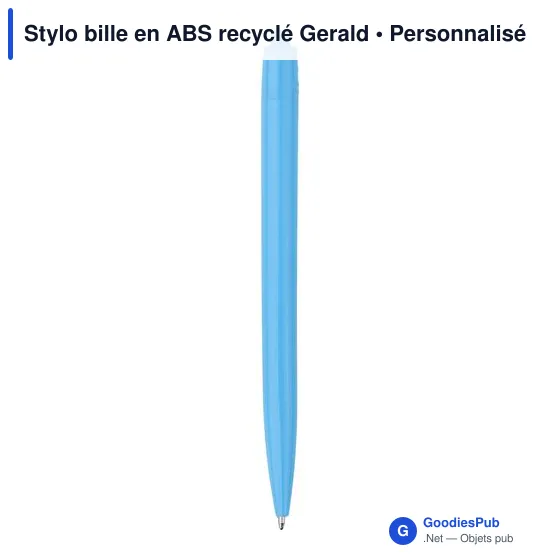 Stylo bille en ABS recyclé Gerald - Image 7