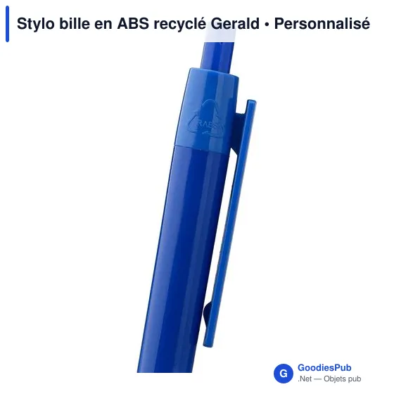 Stylo bille en ABS recyclé Gerald - Image 8