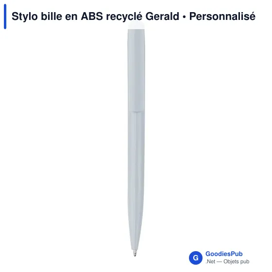 Stylo bille en ABS recyclé Gerald - Image 9