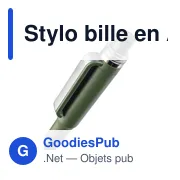 Stylo bille personnalisable en ABS recyclé avec logo - Zephyra - Miniature 3