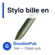 Stylo bille personnalisable en ABS recyclé avec logo - Zephyra - Miniature 4
