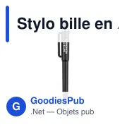 Stylo bille personnalisable en ABS recyclé avec logo - Zephyra - Miniature 5