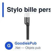 Stylo bille personnalisable en ABS recyclé avec logo - Zephyra - Miniature 10
