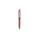 Variante bordeaux - Stylo bille personnalisable en ABS recyclé avec logo - Zephyra