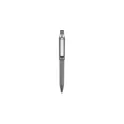 Variante anthracite - Stylo bille personnalisable en ABS recyclé avec logo - Zephyra