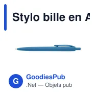 Stylo bille en ABS Trey - Miniature 12