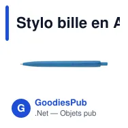 Stylo bille en ABS Trey - Miniature 9