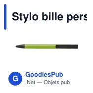 Stylo bille personnalisable en aluminium avec support de téléphoneavec logo - Miniature 1