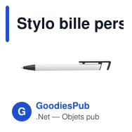 Stylo bille personnalisable en aluminium avec support de téléphoneavec logo - Miniature 3