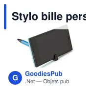 Stylo bille personnalisable en aluminium avec support de téléphoneavec logo - Miniature 4