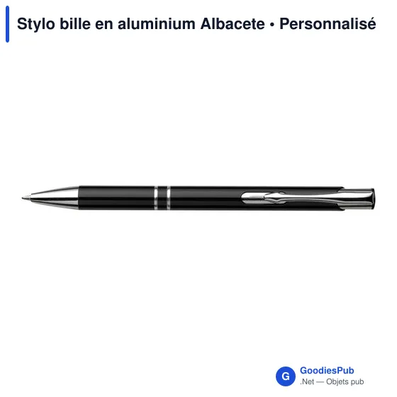 Stylo bille en aluminium Albacete - Image 1