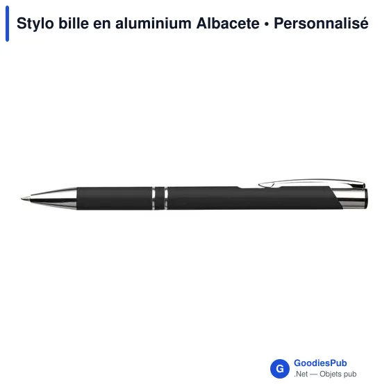 Stylo bille en aluminium Albacete - Image 2