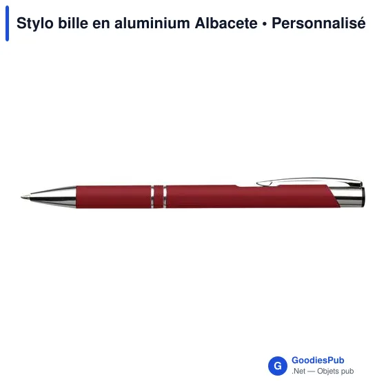 Stylo bille en aluminium Albacete - Image 11