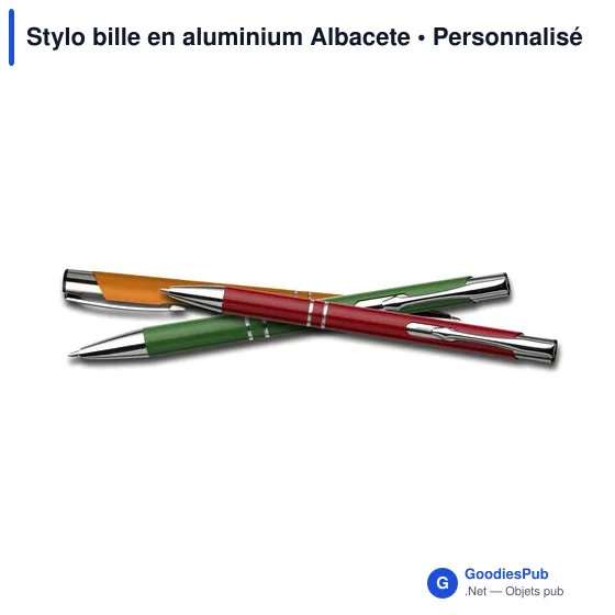 Stylo bille en aluminium Albacete - Image 12