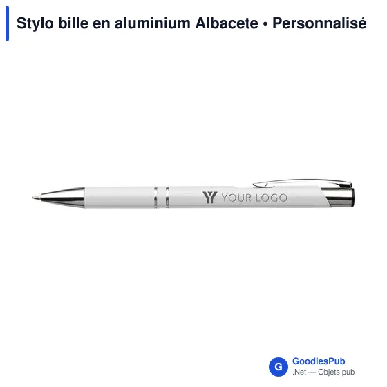 Stylo bille en aluminium Albacete - Image 7