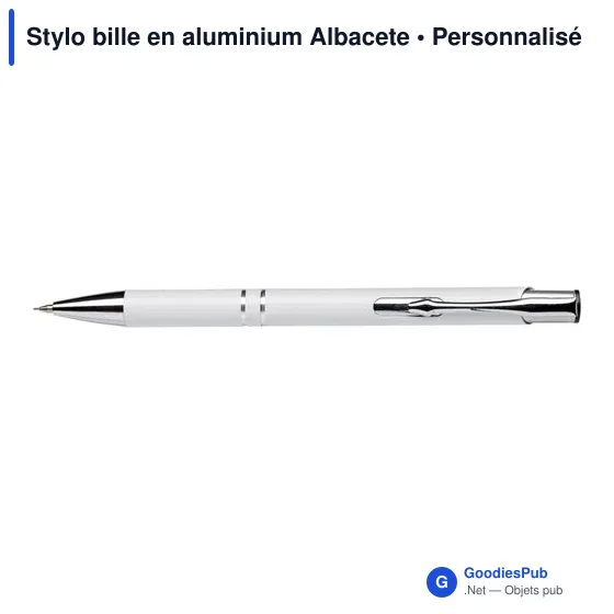 Stylo bille en aluminium Albacete - Image 8