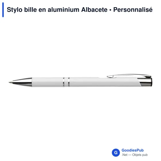 Stylo bille en aluminium Albacete - Image 9