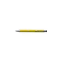 Variante jaune - Stylo bille en aluminium Albacete