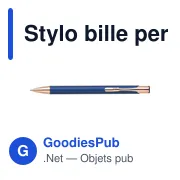 Stylo bille personnalisable en aluminium avec logo - Alexander - Miniature 7