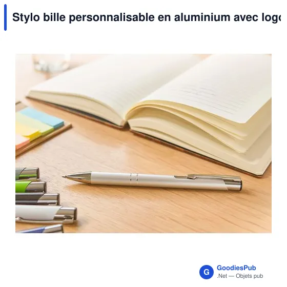 Stylo bille personnalisable en aluminium avec logo - Alexander - Image 10