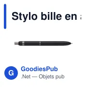 Stylo bille personnalisable en aluminium Alistair avec logo - Miniature 3