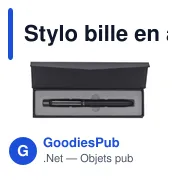 Stylo bille personnalisable en aluminium Alistair avec logo - Miniature 5