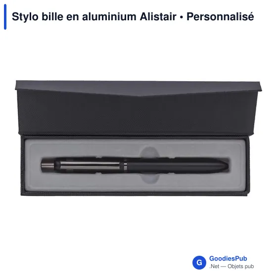 Stylo bille personnalisable en aluminium Alistair avec logo - Image 5