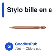 Stylo bille en aluminium Anthony - Miniature 2