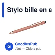 Stylo bille en aluminium Anthony - Miniature 3