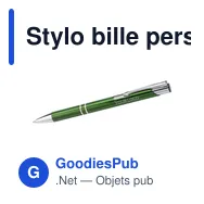 Stylo bille personnalisable en aluminium Delia avec logo - Miniature 10