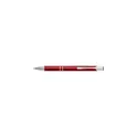 Variante rouge - Stylo bille personnalisable en aluminium Delia avec logo