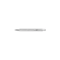 Variante argenté - Stylo bille personnalisable en aluminium Delia avec logo