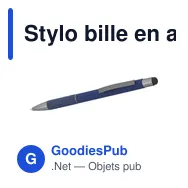 Stylo bille en aluminium Jeet - Miniature 12