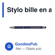Stylo bille en aluminium Jeet - Miniature 9