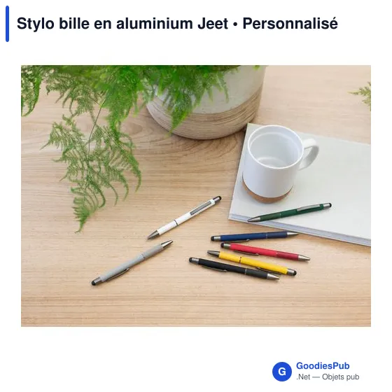 Stylo bille en aluminium Jeet - Image 10