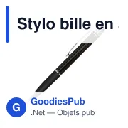 Stylo bille personnalisable en aluminium avec logo - Pascaline - Miniature 3
