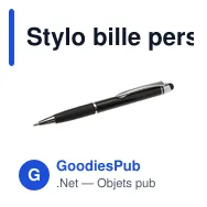 Stylo bille personnalisable en aluminium avec logo - Pascaline - Miniature 9