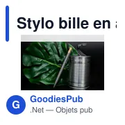 Stylo bille en aluminium recyclé | Randall - Miniature 2
